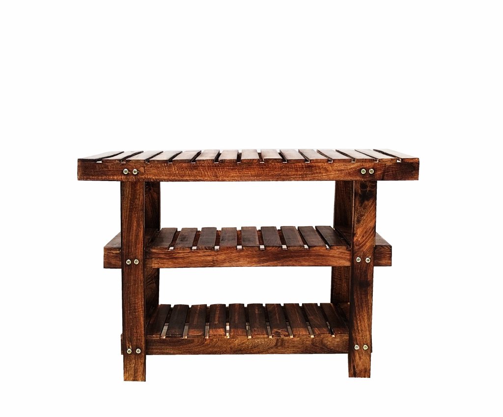 Wooden Shoe Rack