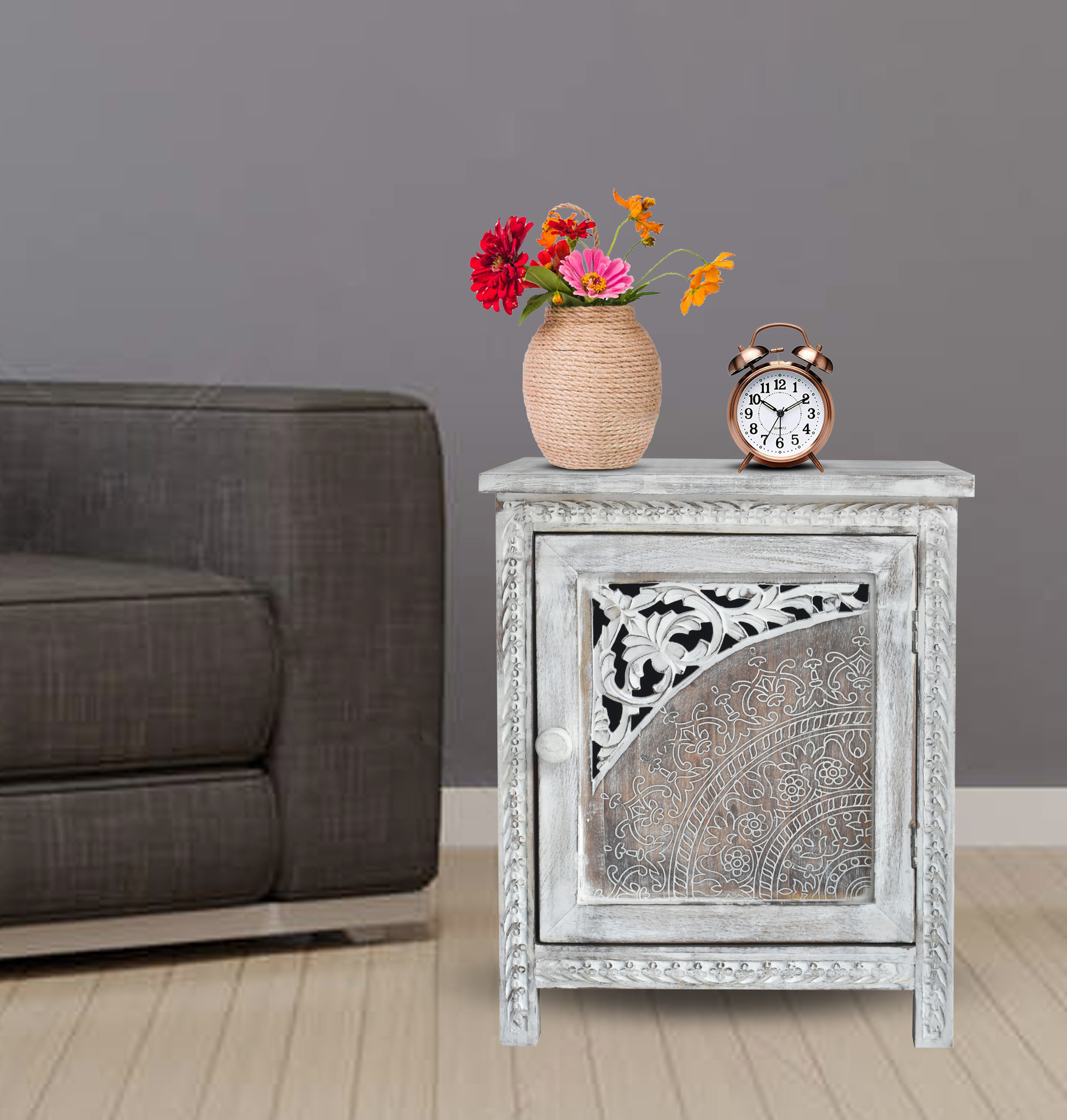 Wooden Handcrafted Side/End Table